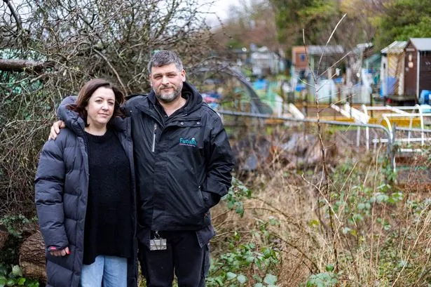 James Williams and his wife Leanne at their house