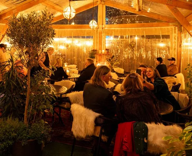 The HiveAway is the new heated outdoor private dining space at The Forge & Fern