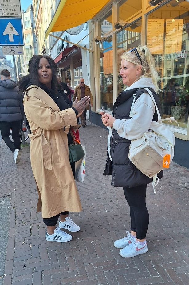 Ruth Kudakwashe and Tracey Dover in Amsterdam