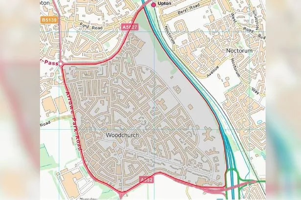 The area where the dispersal zone is in force