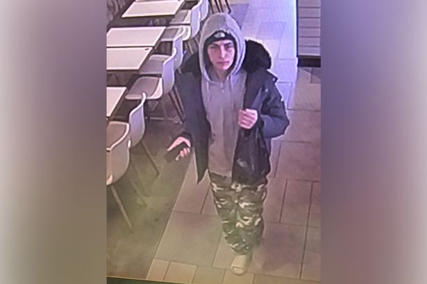Luke Fingleton was pictured at a McDonald's in Rossendale