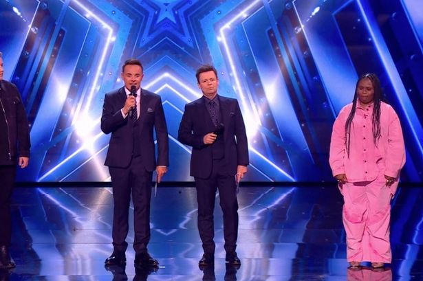 Ant, Dec, Vinnie and Linda 