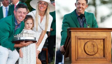Rory McIlroy blasted for Erica Stoll snub in Masters speech