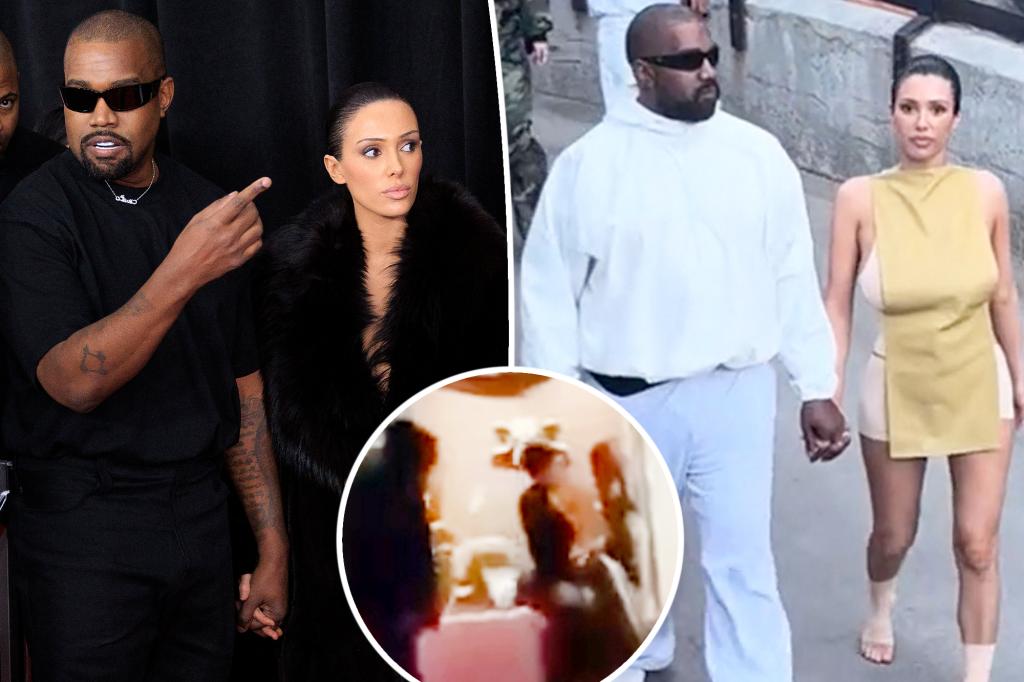 Kanye West and Bianca Censori spotted on dinner date in Spain after he claimed she 'dumped' him