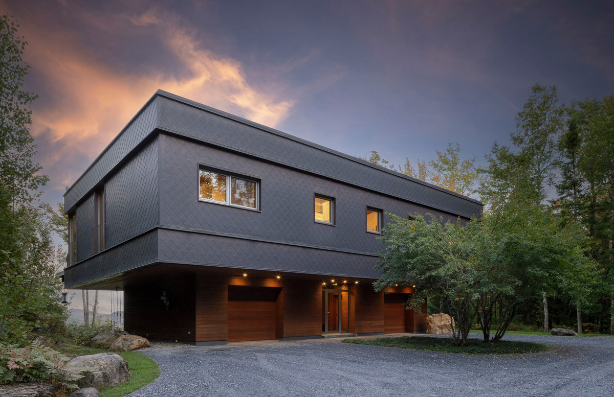 Move to a postmodern sanctuary in the mountains outside Montreal