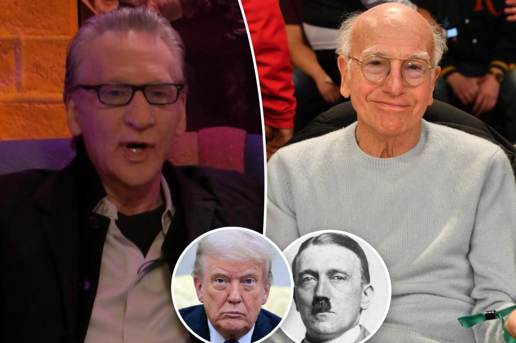 Bill Maher reacts to Larry David's 'insulting' op-ed comparing Trump to Hitler