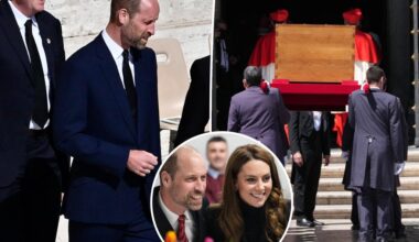 Why Kate Middleton did not join Prince William at Pope Francis' funeral