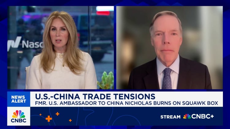 Nicholas Burns on U.S.-China trade tensions: Neither economy can sustain a trade war like this
