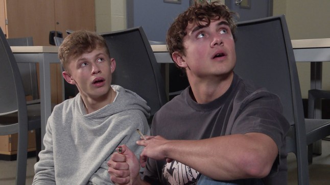 Dylan and Brody in Coronation Street