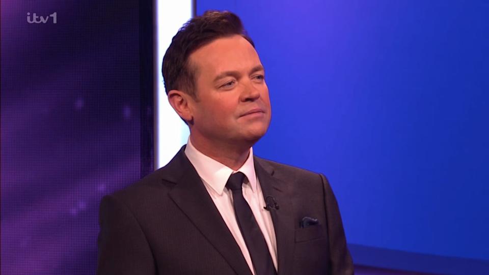 Stephen Mulhern instigated the red-faced anecdote. (ITV screenshot)