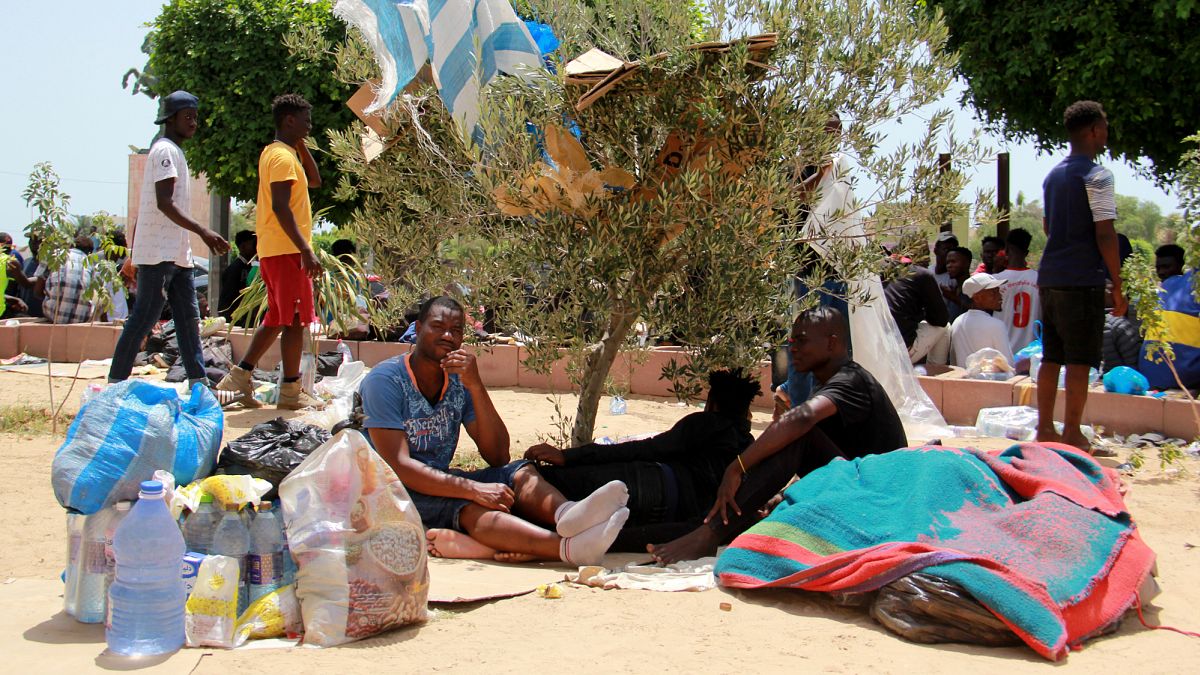 Tunisia dismantles dozens of coastal camps housing migrants hoping to reach Europe