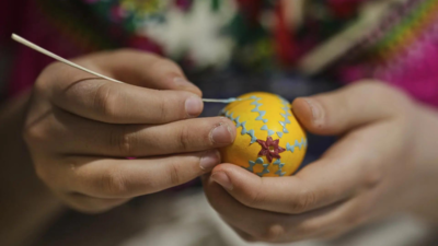 Germany's Sorbian ethnic minority celebrates Easter with egg decorating traditions