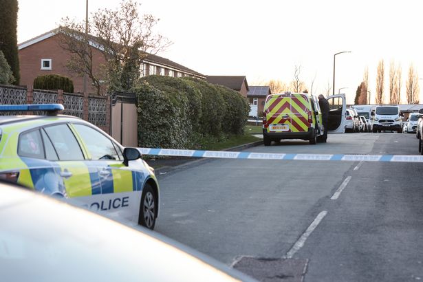 The area was cordoned off amid investigations