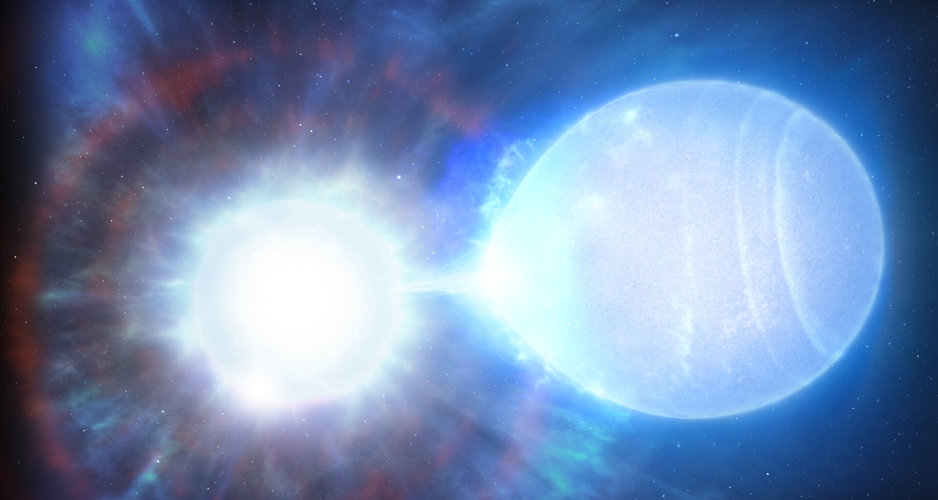 Astronomers discover doomed pair of spiraling stars on our cosmic doorstep
