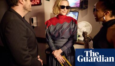 Stars so bright you gotta wear shades: backstage at the Olivier awards 2025 – in pictures | Stage