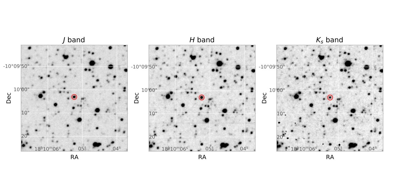 Methane detected in the atmosphere of the nearest T dwarf