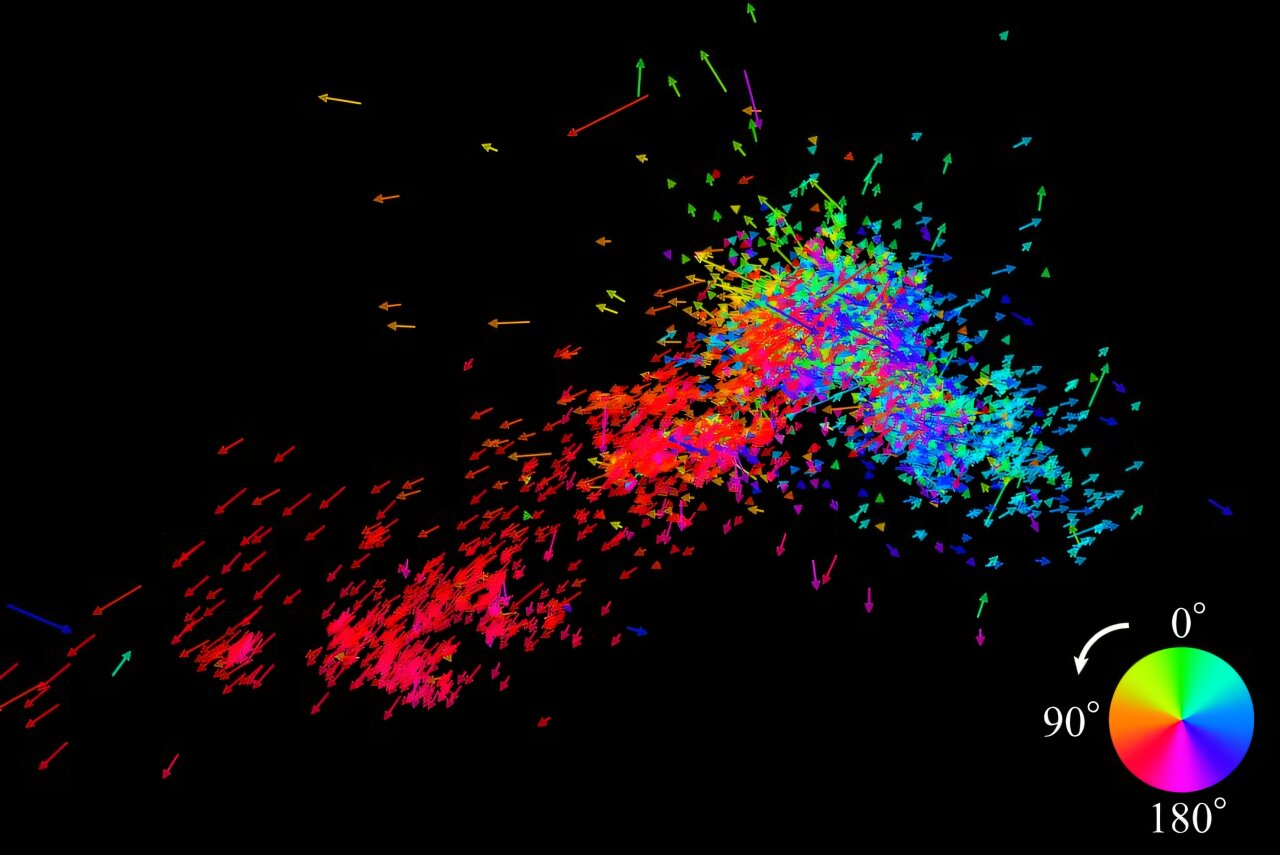 Our closest neighboring galaxy may be being torn apart