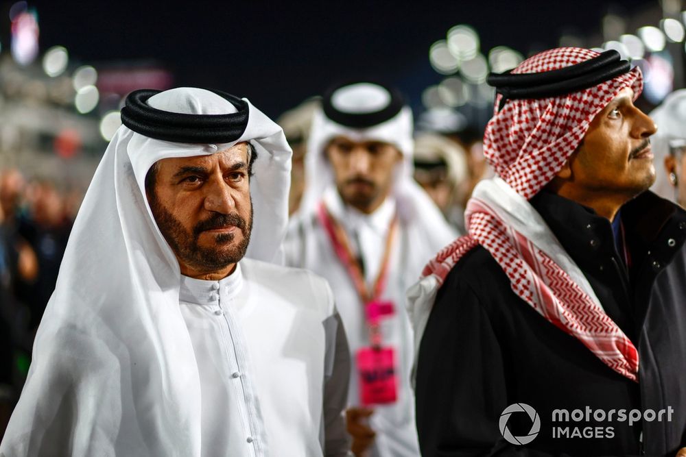Mohammed Ben Sulayem, President, FIA, on the grid 
