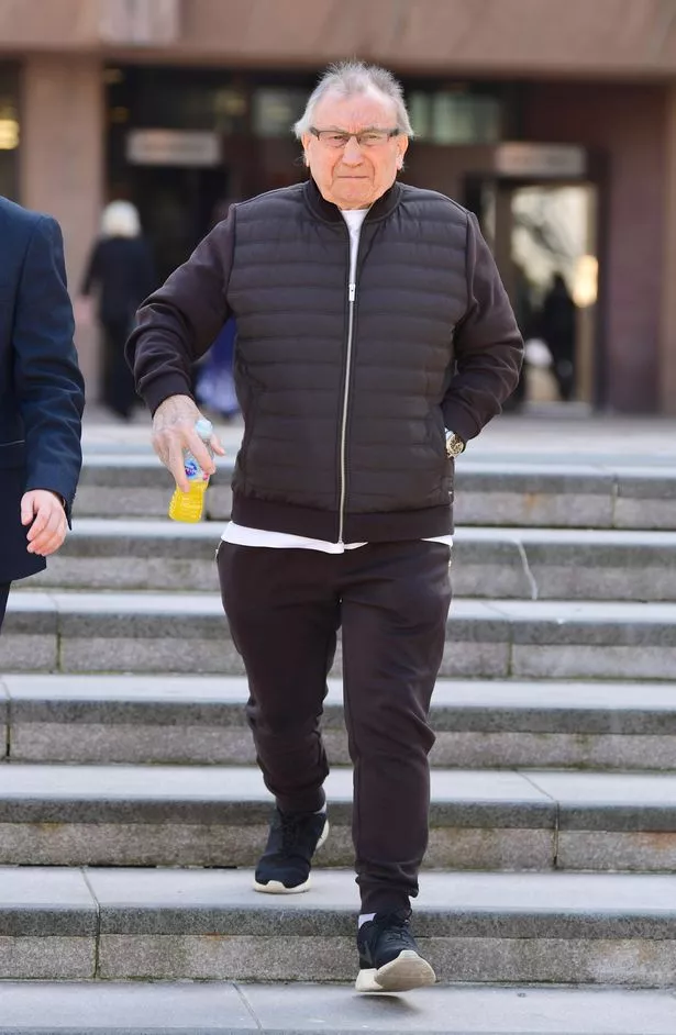 Ken Lingard outside Liverpool Crown Court