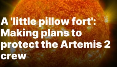 A 'little pillow fort': Making plans to protect the Artemis 2 crew