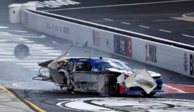 Violent crash forces stoppage in NASCAR Xfinity race at Bristol
