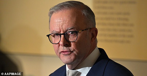 Prime Minister Anthony Albanese at a press conference at the Sydney Jewish Museum in Sydney, Wednesday, December 11, 2024. (AAP Image/Mick Tsikas) NO ARCHIVING