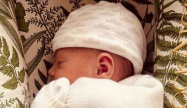 Royal family member shares first pictures of newborn son and reveals his unique name