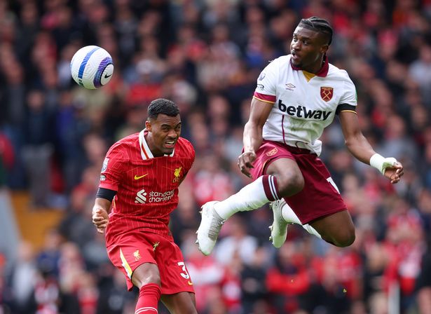 Mohammed Kudus during Liverpool vs West Ham