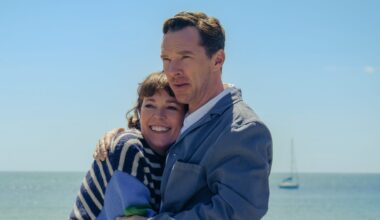 First look at Olivia Colman and Benedict Cumberbatch as a warring couple in comedy remake