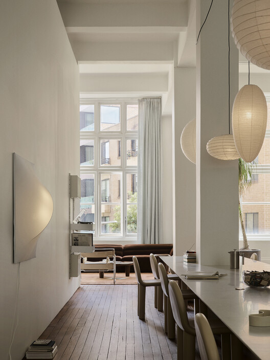 The Rental 2.0 / Ellison Studios - Interior Photography, Wood, Lighting, Table, Chair