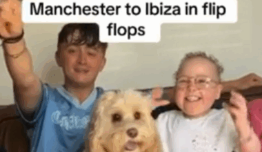 Lad walking from Manchester to Ibiza in flip flops for children's cancer charity