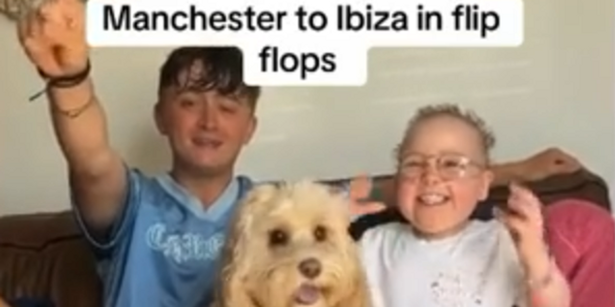 Lad walking from Manchester to Ibiza in flip flops for children's cancer charity