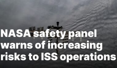 NASA safety panel warns of increasing risks to ISS operations