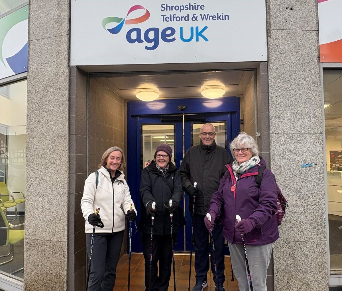 A charity Nordic Walking Group in Shrewsbury is offering training to new members.