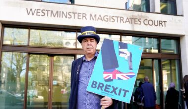 'Stop Brexit Man' cleared of flouting police ban on playing anti-Brexit and anti-Tory music outside Parliament