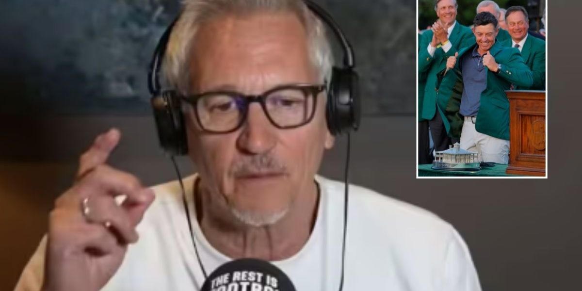 Gary Lineker doesn't hold back on golf critics after Rory McIlroy wins the Masters