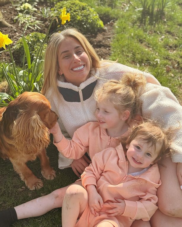 Stacey Solomon and Teddy