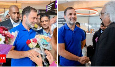 Rahul Gandhi touches down in US: What’s on his two-day agenda? | India News