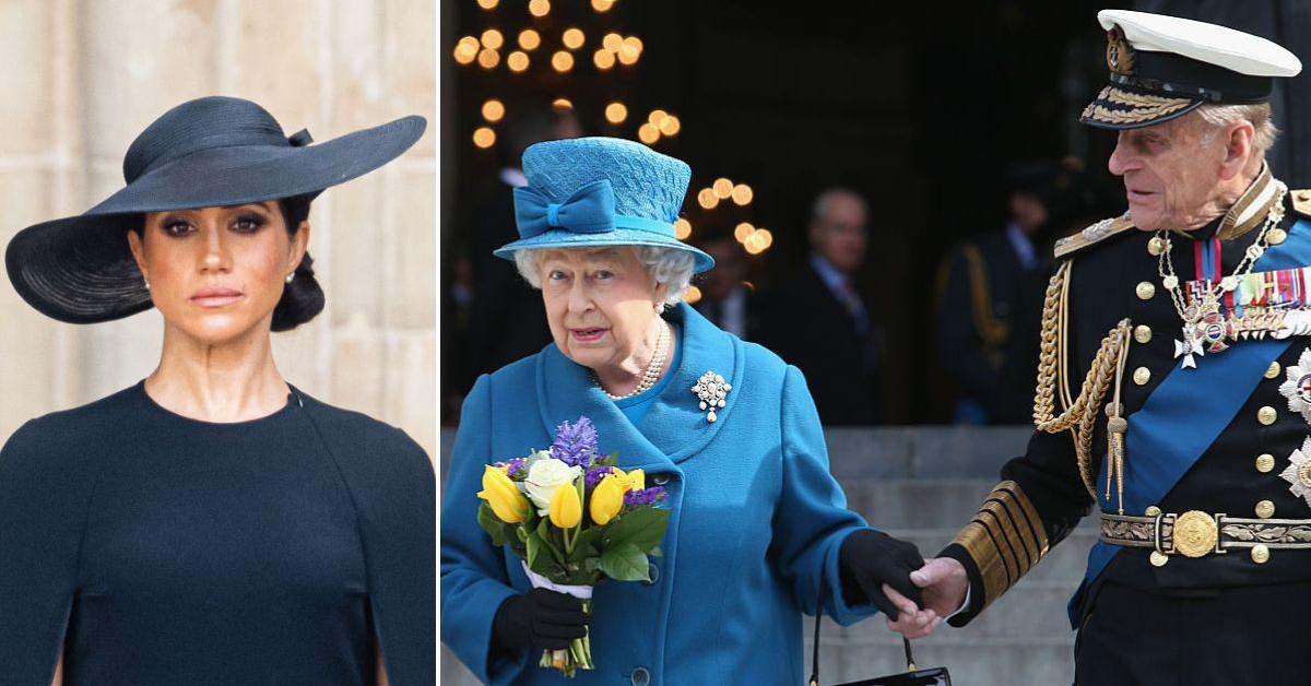 Queen Elizabeth Was Relieved Meghan Missed Philip’s Funeral: ‘Thank Goodness...'