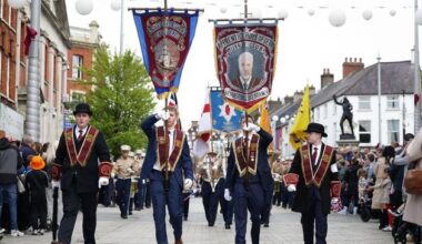 Apprentice Boys of Derry: Thousands line streets of Lisburn for Easter parade as marching season begins