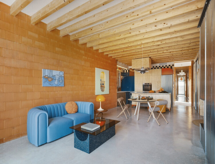 MYM House  / PASTOR Y GONZÁLEZ arquitectos - Interior Photography, Living Room, Wood, Chair, Beam