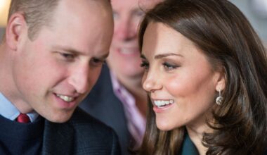 Princess Kate Whispers to Prince William