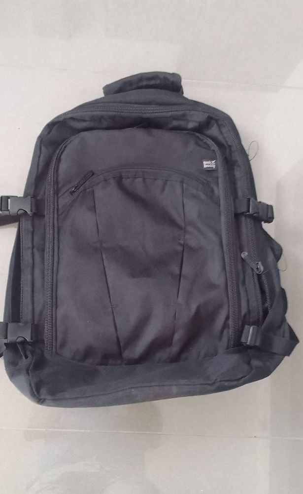 Mark Harris' bag which he said had passed through airport security with the knives inside