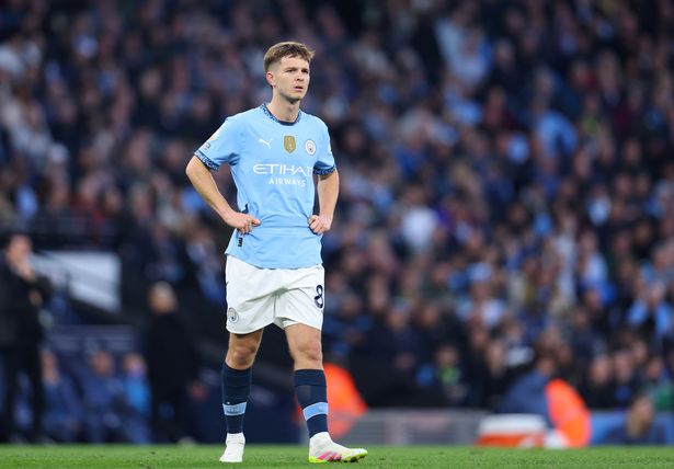Manchester City midfielder James McAtee