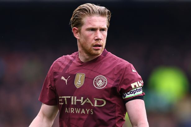 Kevin De Bruyne during Everton vs Manchester City