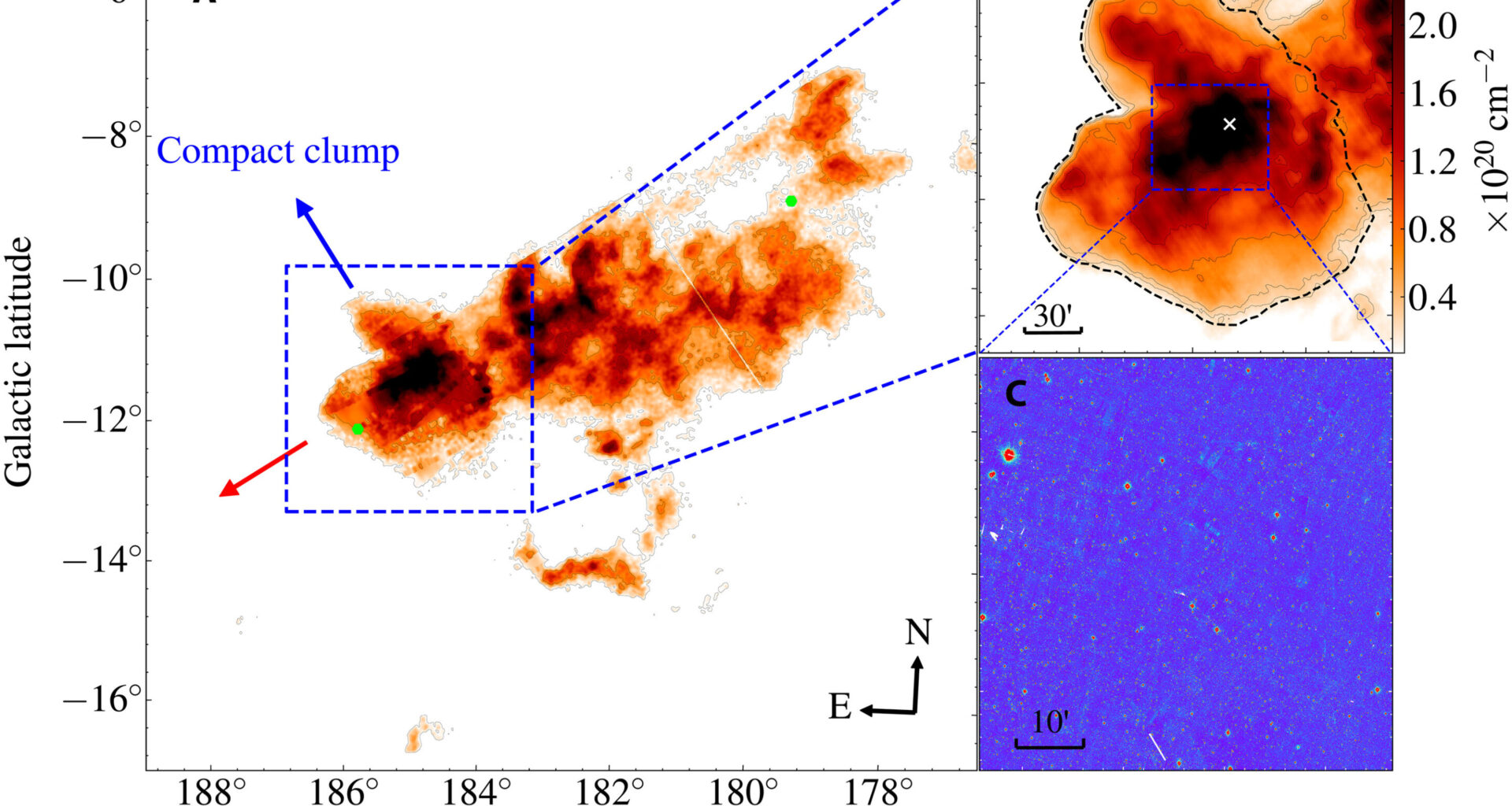 High velocity gas-clump in Milky Way neighborhood may be a dark galaxy