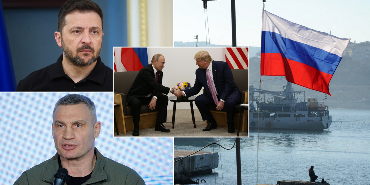 Ukraine splits on Crimea as Vladimir Putin praises Donald Trump with deal getting 'pretty close'