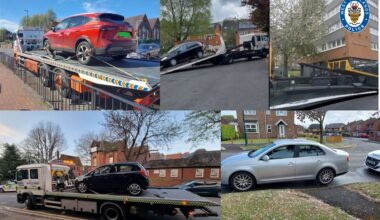 A range of vehicles have been recovered by neighbourhood policing teams. Photo: West Midlands Police