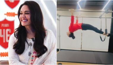 Preity Zinta at 50 aces challenging Pilates workout for spine mobility and strength. Watch | Health