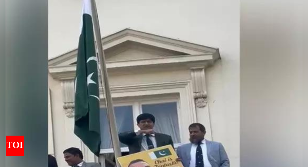 Met Police are investigating Pak diplomat's throat-slitting gesture directed at Indian-origin protesters in London